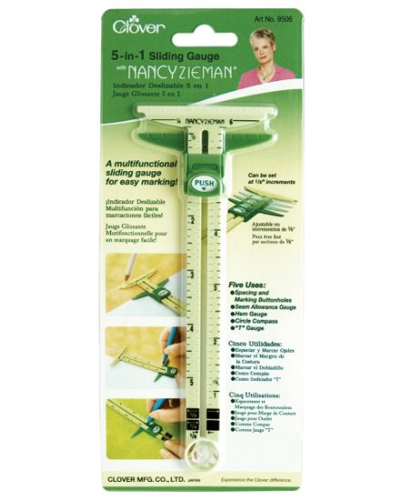 Picture of 5-In-1 Sliding Gauge By Nancy Zieman 6"