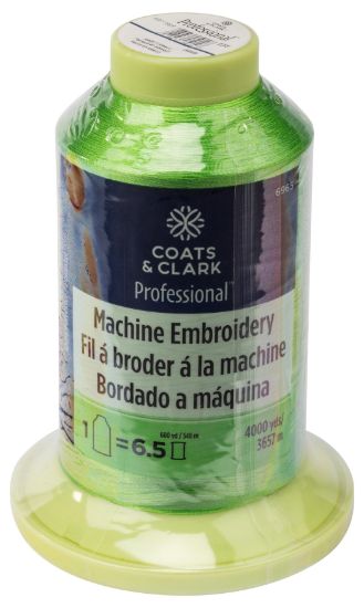 Picture of Coats Professional Machine Embroidery Thread 4000yd-Neon Green