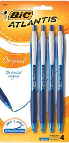 Picture of Atlantis Original Retractable Ballpoint Pen 4/Pkg Blue