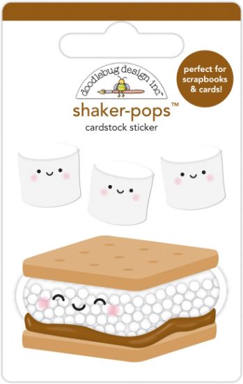 Picture of Doodlebug Shaker-Pops 3D Stickers S'more Fun