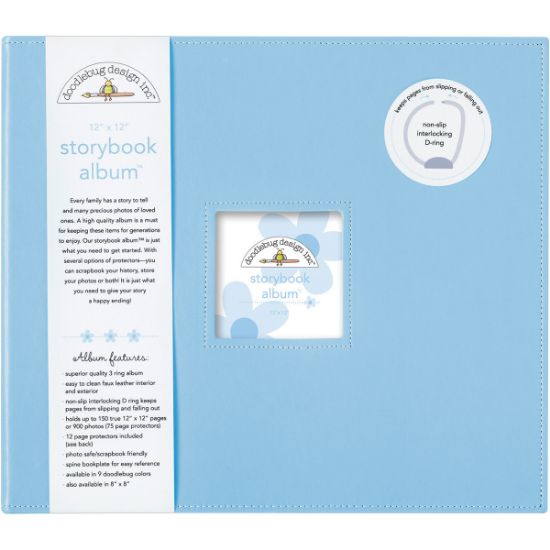 Picture of Doodlebug Storybook Album 12"X12" Bubble Blue