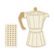 Picture of Coffee Break Light Chipboard Shaker Base 6"X8"-Coffee Maker