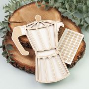Picture of Coffee Break Light Chipboard Shaker Base 6"X8"-Coffee Maker