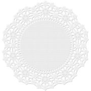 Picture of Greaseproof Doilies 4" Round White 30/Pkg