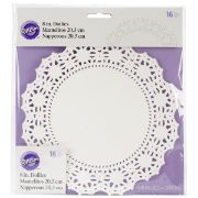 Picture of Greaseproof Doilies 8" Round White 16/Pkg