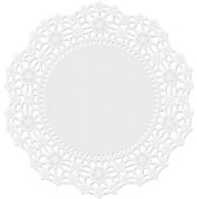 Picture of Greaseproof Doilies 8" Round White 16/Pkg