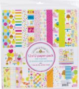 Picture of Doodlebug Double-Sided Paper Pack 12"X12" 12/Pkg Hey Cupcake
