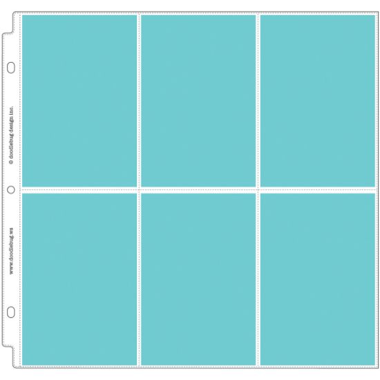 Picture of Doodlebug Page Protectors 12"X12" 12/Pkg (6) 4"X6" Pockets