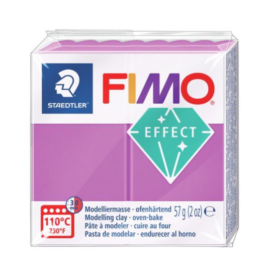 Picture of Fimo Effect Neon Polymer Clay 2oz-Neon Purple