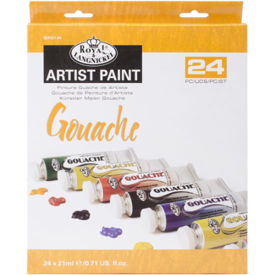 Picture of Gouache Acrylic Paints 21ml 24/Pkg Assorted Colors