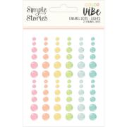 Picture of Color Vibe Enamel Dots Embellishments 72/Pkg-Lights