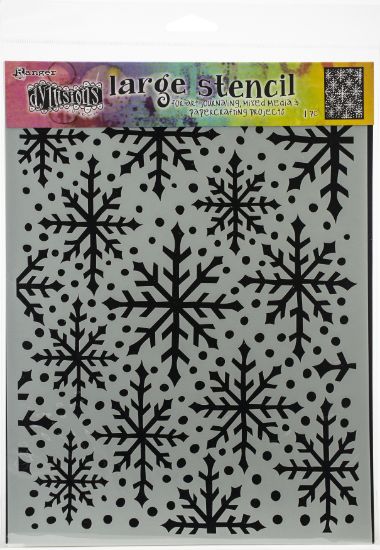 Picture of Dyan Reaveley's Dylusions Stencils 9"X12" Snowflake