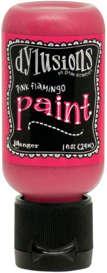 Picture of Dylusions Acrylic Paint 1oz Pink Flamingo