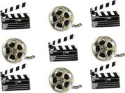 Picture of Eyelet Outlet Shape Brads 12/Pkg Movie