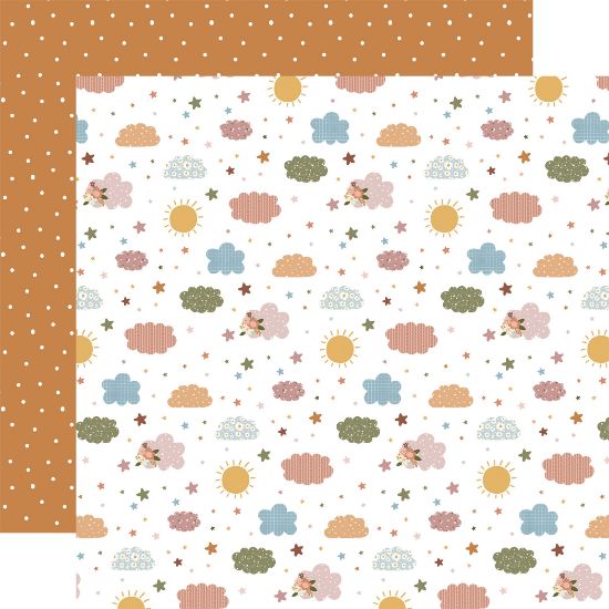 Picture of Dream Big Little Girl Double-Sided Cardstock 12"X12"-Beyond The Clouds