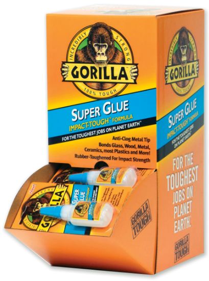 Picture of Gorilla Glue® Instant Bond Superglue, 15 g Bottle, Translucent