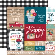 Picture of Farmer's Market Double-Sided Cardstock 12"X12" Multi Journaling Cards