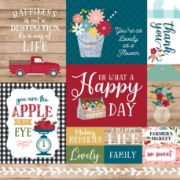 Picture of Farmer's Market Double-Sided Cardstock 12"X12" Multi Journaling Cards