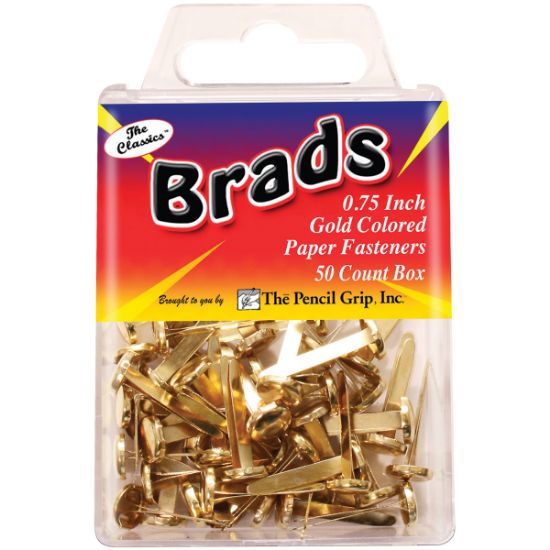 Picture of Brads .75" 50/Pkg Gold