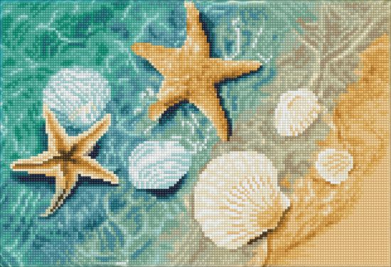 Picture of Diamond Dotz Diamond Embroidery Facet Art Kit 11"X16.14" Crystal Shore