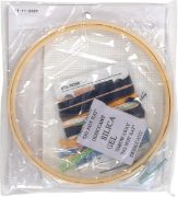Picture of Dimensions Counted Cross Stitch Kit 6" Round Gnomies (14 Count)