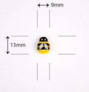 Picture of Craft Consortium Laser-Cut Adhesive Wooden Shapes 30/Pkg-Let Spring Begin Bees