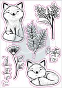 Picture of Craft Consortium A5 Clear Stamps Henry The Fox