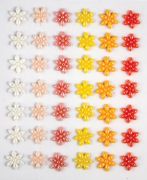 Picture of Craft Consortium Adhesive Enamel Flowers 42/Pkg-Let Spring Begin