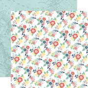 Picture of Away We Go Double-Sided Cardstock 12"X12"-Paradise Floral