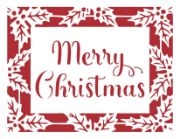 Picture of Crafter's Workshop Layered Card Stencil 8.5"X11"-A2 Holly Snowflake Frames
