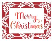 Picture of Crafter's Workshop Layered Card Stencil 8.5"X11"-A2 Holly Snowflake Frames