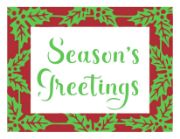 Picture of Crafter's Workshop Layered Card Stencil 8.5"X11"-A2 Holly Snowflake Frames