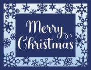 Picture of Crafter's Workshop Layered Card Stencil 8.5"X11"-A2 Holly Snowflake Frames