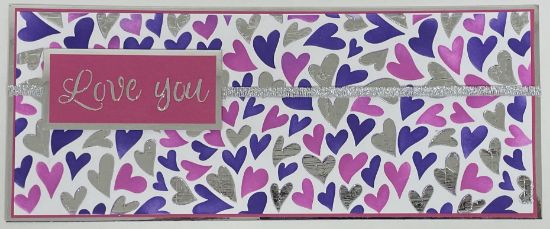 Picture of Crafter's Workshop Layered Card Stencil 8.5"X11"-Slimline Layered Groovy Hearts