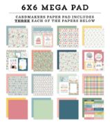 Picture of Echo Park Double-Sided Mega Paper Pad 6"X6" 48/Pkg-Life Is Beautiful