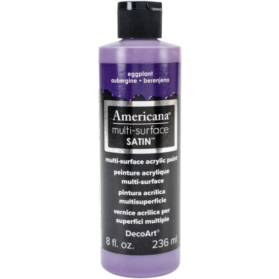Picture of Americana Multi-Surface Satin Acrylic 8oz Eggplant
