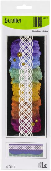 Picture of i-crafter Dies Slimline, Edges & Borders