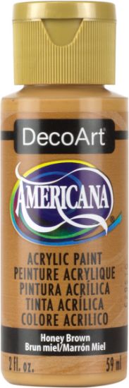 Picture of Americana Acrylic Paint 2oz Honey Brown - Opaque
