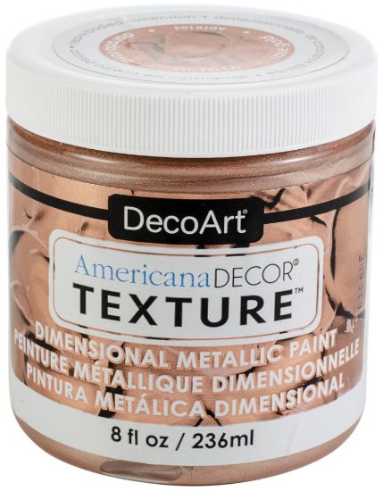 Picture of Americana Decor Texture Metallics 8oz Rose Gold