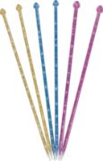 Picture of Boye Single Point Glitter Knitting Needle Set Sizes 8 To 10