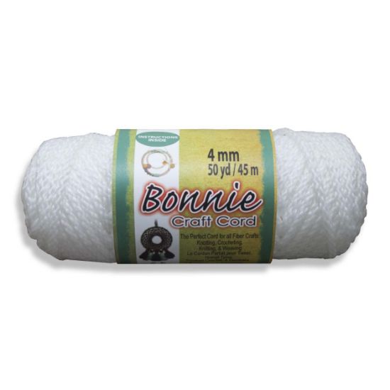 Picture of Bonnie Macrame Craft Cord 4mmX50yd White