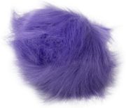 Picture of Faux Fur Pom With Loop Purple