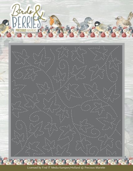 Picture of Find It Trading Precious Marieke Die-Leaf Frame, Birds & Berries