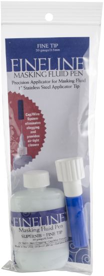 Picture of Fineline 20 Gauge Applicator & Bottle W/Masking Fluid 1.25oz