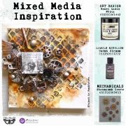 Picture of Finnabair Mechanicals Metal Embellishments Steampunk Gears 10/Pkg