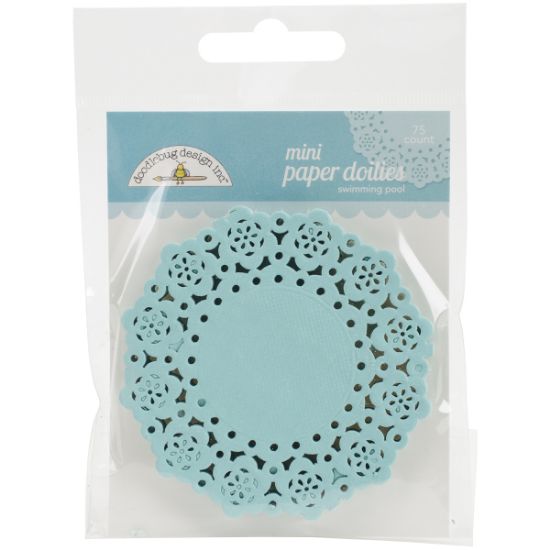 Picture of Doodlebug Mini Doilies 3" 75/Pkg Swimming Pool