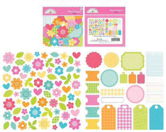 Picture of Doodlebug Odds & Ends Bits & Pieces Die-Cuts Cute & Crafty