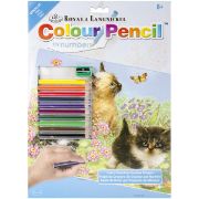 Picture of Color Pencil By Number Kit 8.75"X11.75" Kittens