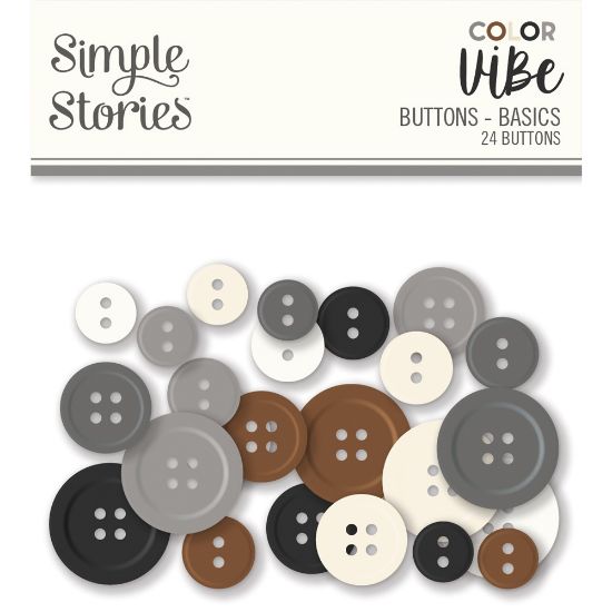 Picture of Color Vibe Buttons 24/Pkg-Basics