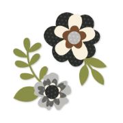 Picture of Color Vibe Cardstock Flowers Bits & Pieces 143/Pkg-Basics
